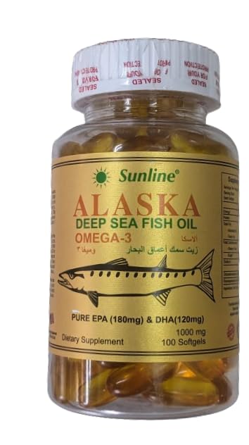 Alaska Deep Sea Fish Oil Omega 3, 100 Soft Gels, UAE Imported-image-9