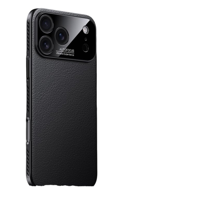 Coque iPhone 17 Pro en cuir pour une utilisation quotidienne chic
