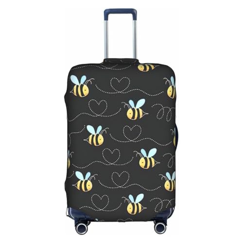 Bumble Bees print Trolley Suitcase Protective Cover Luggage Protective Cover Unique Double Sided Pattern