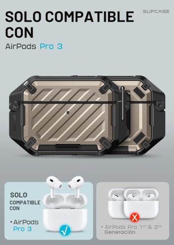 Funda AirPods Pro 3 SUPCASE UB Pro robusta con protección militar IP68 2
