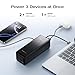 EF ECOFLOW Rapid Power Bank 25,000mAh, 170W Portable Charger with Dual 140W USB-C Ports for Multi-Device Charging, Smart TFT Screen, Compatible with iPhone 17/16/15/14, Samsung, Laptop (Black)