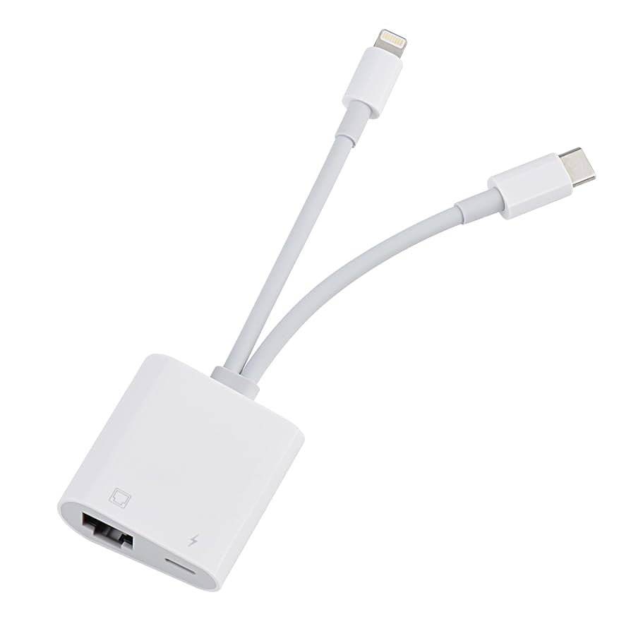 Amazon.com: Lightning and USB C to Ethernet Adapter,2 in 1