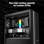 be quiet! Pure Rock 3 Black CPU Air Cooler | 4 High Performance 6mm Heat Pipes with HDT Technology | 120mm PWM Fan | AMD:AM4 AM5/Intel LGA 1700/1150/1151/1200 | Black | BK039 - Image 2