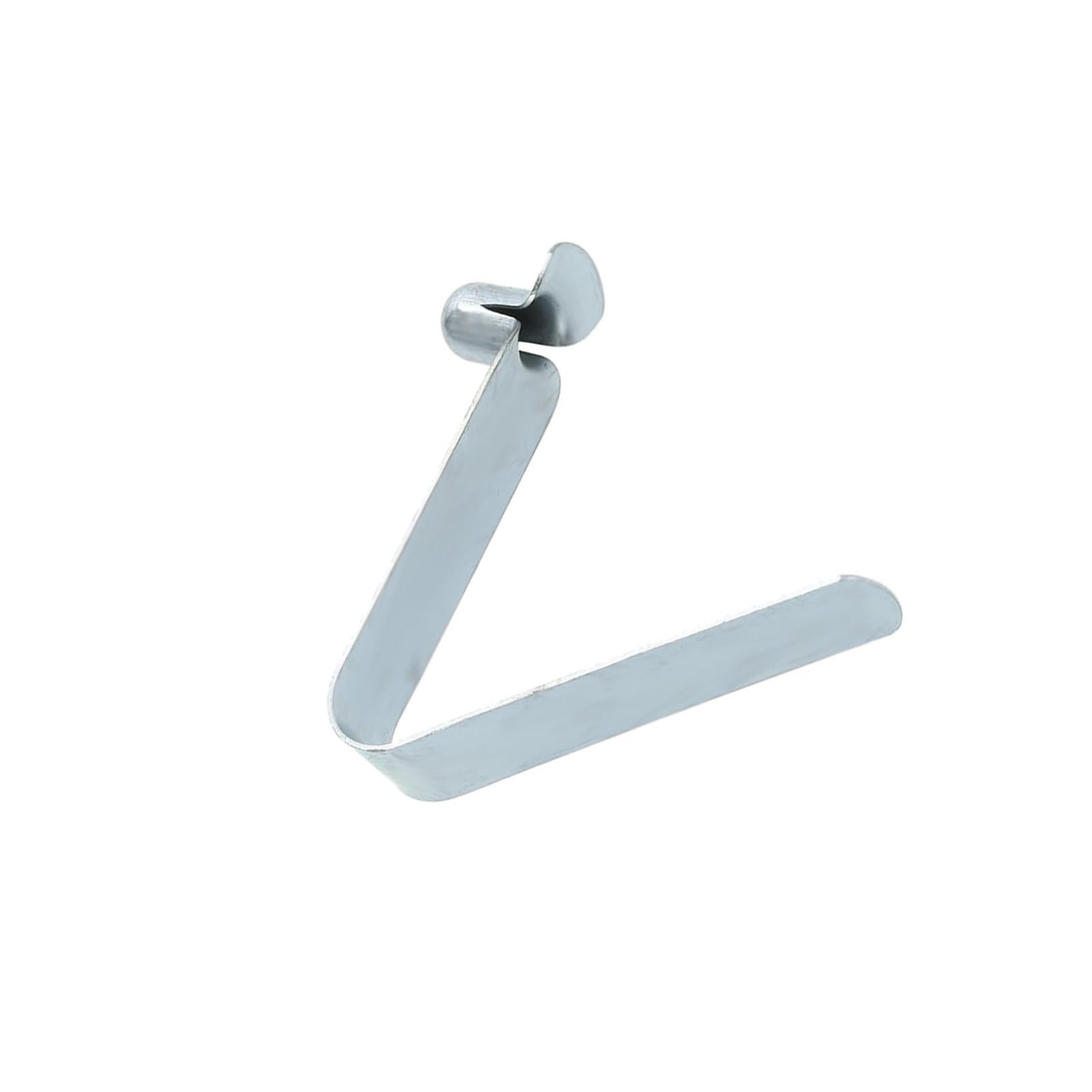 ZJchao Tent Pole Clips, 6pcs Push Button Spring Clip Kayak Paddle Spring Clasp Snaps Stainless Steel Push Button Spring Clip for Camping Awning Tent Pole (8mm Single pin)