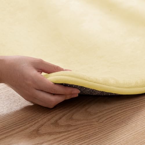 Image of 1.3 inch Thick Baby Floor Play Mat, 50x50 Padded Foam Mat, Vanilla