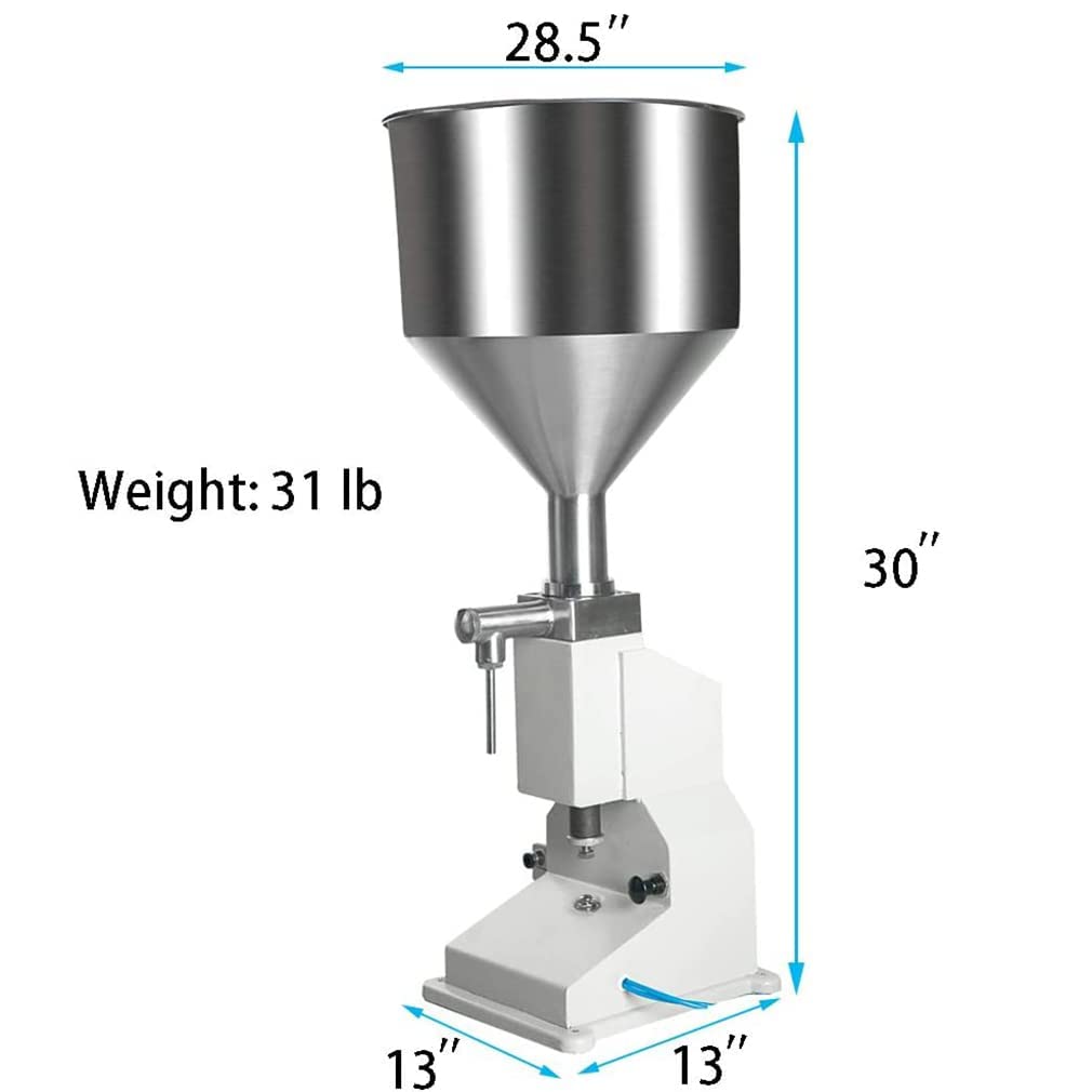 YXCUSAM Liquid Filling Machine Pneumatic Quantitative Paste Filling Machine Cosmetics Filling Machine Suitable for Cream Cosmetics — view 7