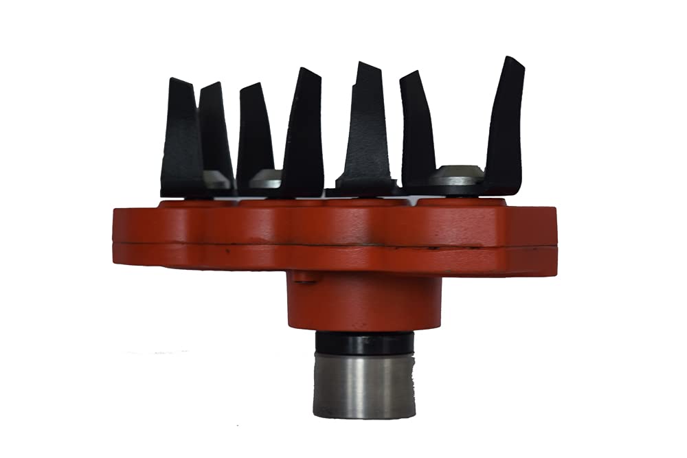 GAJA HiTech Agro Vertical Tiller Attachment for Brush Cutter Vertical Type Weeder Weeding