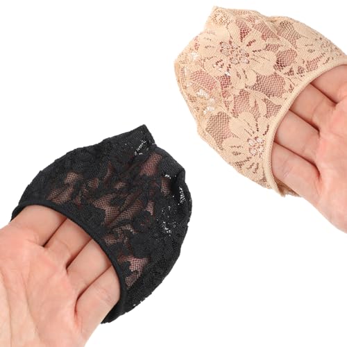 Image of YUXIANLB Ball of Foot Cushion Socks, Women's Toe Cover with Padding, Toe Topper Socks
