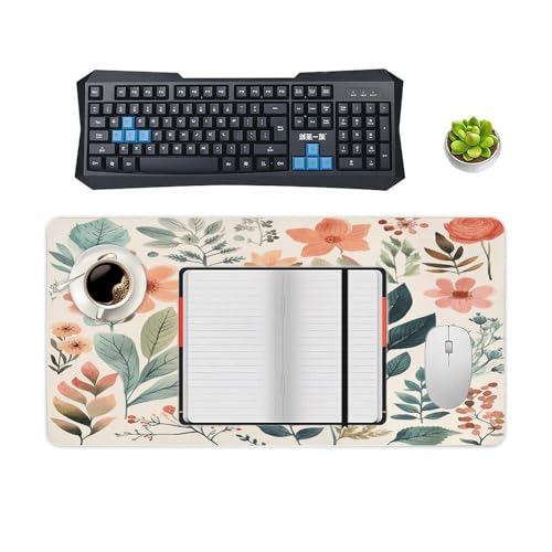 Watercolor Flowers Pad para Escritorio Grande Antideslizante miniatura 4