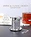 LULLATTI Large Tea Infuser for Loose Tea(1 Pack), 304 Stainless Steel Tea Ball Strainer, Extra Fine Mesh Tea Steeper for Brewing All Kind of Tea, Fits for Most Teapot, Cups or Mugs