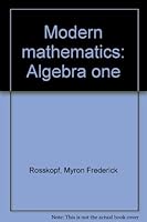 Modern Mathematics: Algebra One B0007DZO7Y Book Cover