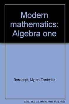 Unknown Binding Modern mathematics: Algebra one Book