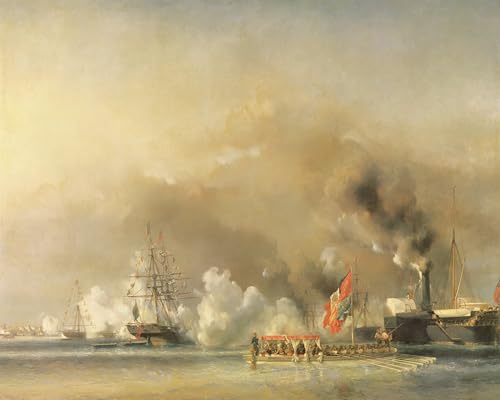 Cuadro de arte premium Eugene Isabey, lienzo histórico de alta calidad 60x90cm