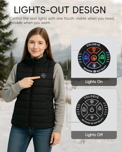 ColdBye Women’s 7.4V Heated Vest