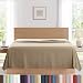 Southshore Fine Linens - Oversized Flat Sheets Extra Large - 132 Inches x 110 Inches (Taupe)