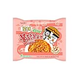 Samyang Rose Buldak Fideos Ramen Picantes Sabor Pollo, dos tamaños, k-pop, kawaii, k-drama, corea del sur (1 Unidad)