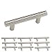Produktbild 10 Stück 64mm Küchengriffe Türgriff Schrank Schublade Möbelgriffe LS201BSS64 Edelstahl Küchenschrank Stangengriff Kleiderschrank Griffe