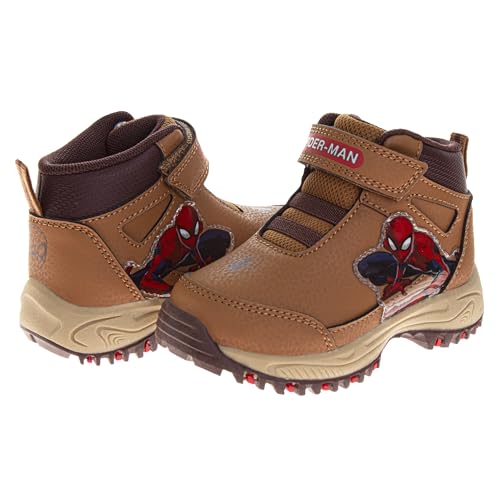 Image of Kids Frozen Cars Paw Patrol SpiderMan Boys Girls Workboot Winter Boots