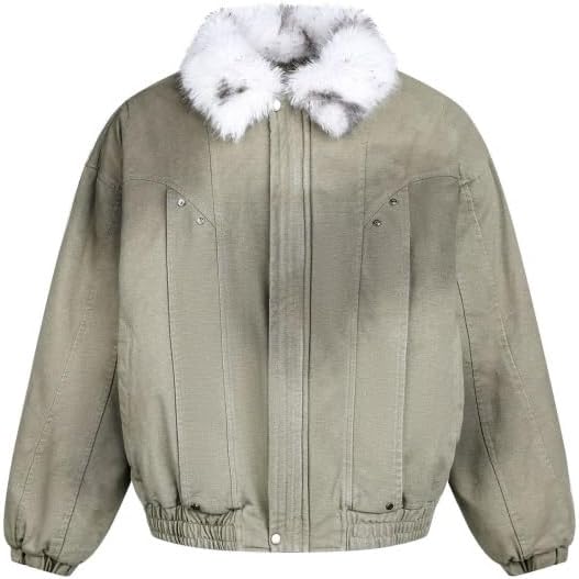 Winter Outdoor Casual Cotton Padded Jacket with Retro Personality