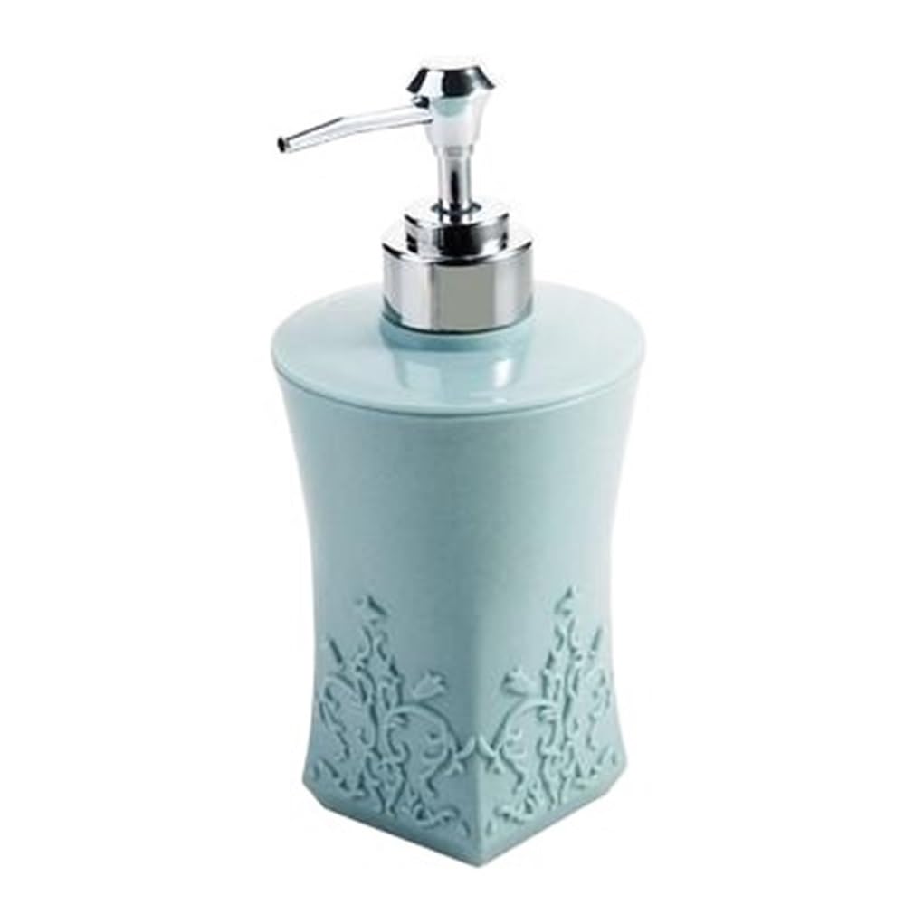 Bx9re7tk3g Blue Hand Wash Dispenser Hotel Home Soap Dispenser Push Square Bathroom Lotion Bottle /Pink 300Ml Bathroom & Kitchen(Blue)