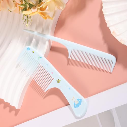 Set de 2 Peines para Cabello con Diseño de Conejo Azul miniatura 4