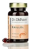 Dr. Oldhaver Krillöl (60 Kapseln) | Omega-3 aus Krill Öl hochdosiert | Glutenfrei, Lactosefrei, Farbstofffrei - Spitzenqualität