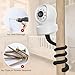 A2C Baby Monitor Mount Flexible Universal Baby Camera Mount Compatible with Infant Optics DXR 8 DXR-8 Pro, VTech, ANMEATE, Most Baby Monitors Holder Stand for Crib, Cot, Shelves, Furniture