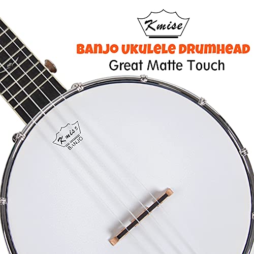 Image of Kmise Banjo Ukulele 4 String Banjo lele Ukelele Uke Concert 23 Inch Size Maple Wood (Fly Bird)
