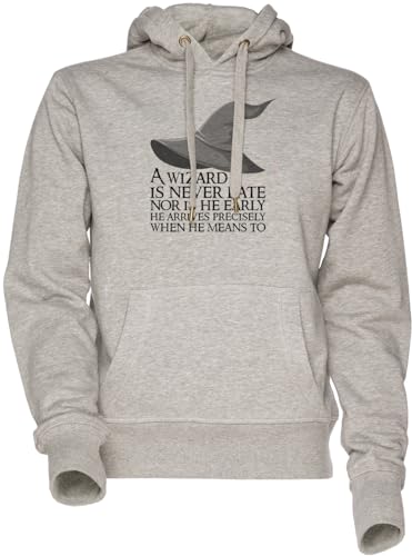 Sweat-shirt gris A Wizard is Never Late idéal pour vos soirées cinéma cocooning