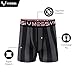 Messi Boys' 4-Pack of Boxer Briefs, Kids Underwear with Stretch Material & Elastic Waist, Pink Stripe, Medium