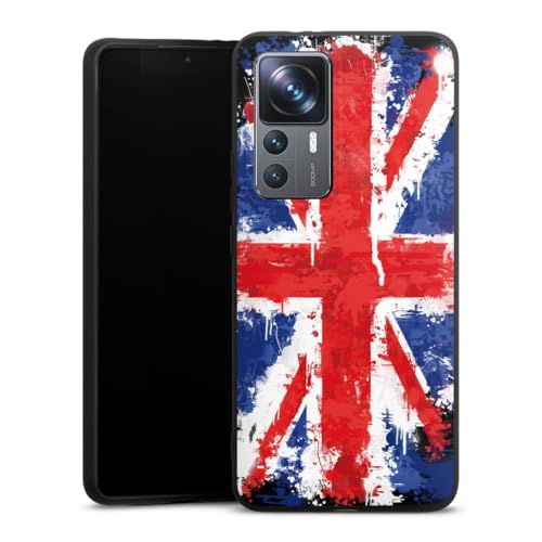 Protection Xiaomi 12T 5G Coque Silicone Souple Drapeau Angleterre