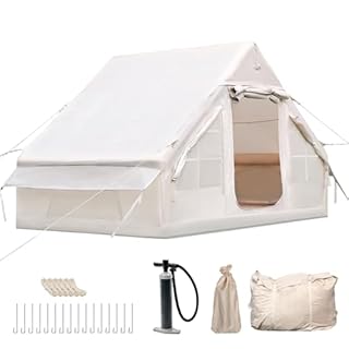 Tenda Gonfiabile da Campeggio Gaonala, 4 Persone, 4 Stagioni, Impermeabile e Antivento, con Finestra e Porte in Rete, Campeggio & Escursioni