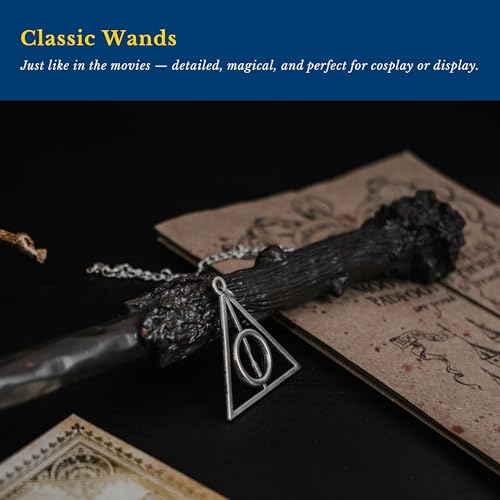 Image of HP Wand for Kids - Cosplay New Designed Magic Wand for Potterheads - for Kids Birthday and Halloween Costume, Multicolor (HarryPotter Wand with 1lakh Money Saving Box)