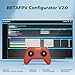BETAFPV LiteRadio 2 SIM Drone Flight Simulator Controller for FPV Beginner Pilots Training, Support Most Systems Platforms like DRL/Uncrashed/VelociDrone/Phoenix RC/TryP/Aerofly RC 8 - Mode 2/Red