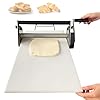 DPLXQPP Sfogliatrice Professionale Manuale per Pasta Sfoglia,Macchina per Croissant,Rs201 con 55 Livelli di Regolazione (0-27mm),Pannello Antiaderente Pp 900x400mm,per Pasticcerie E Ristoranti,RS101