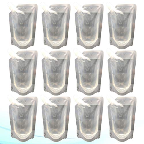 KESYOO 50 Unidades Frascos para Bebidas Alcoólicas Bolsa de Cruzeiro Reutilizável Frasco de Álcool p