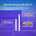 TP-Link AX1800 WiFi 6 Smart WiFi Router (Archer AX20) - Dual Band Gigabit Wireless Internet Router, OFDMA, Parental Controls, Long Range Coverage