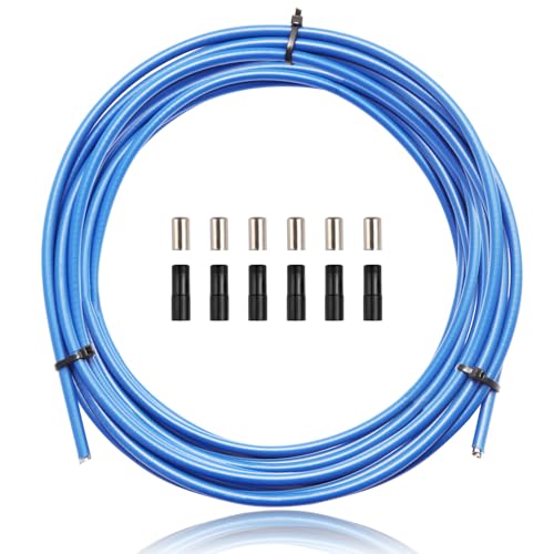 Cable frein universel 5mm 3m bleu, kit complet