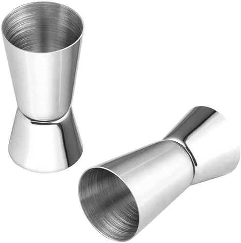 Doseur Cocktail - 30ml/15ml (Lot de x2) - Verre Doseur Alcool - Mesure de Bar - Barman Cover