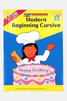 Paperback Modern Beginning Cursive (Home Workbooks/Spelling & Writing) Book