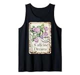 Caffeine Dreams Floral Coffee Vintage Mug