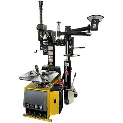 Tire Changer 24'' Rim Tire Changing Machine Wheel Clamping Style Tool Changers Machine Rim Clamp with Assist Arm