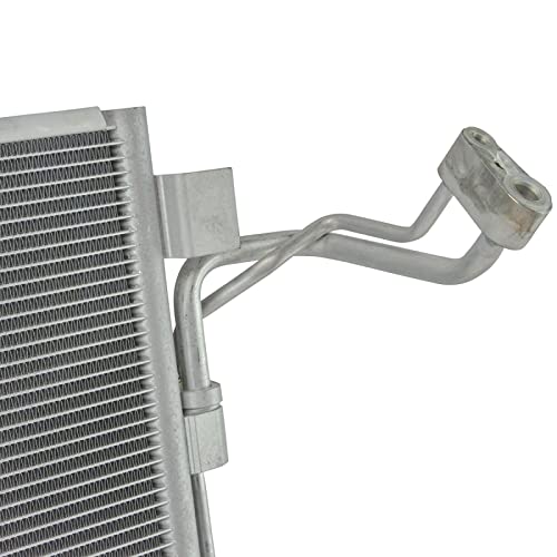 Image of TRQ A /C Condenser and Receiver Drier Assembly Compatible with 2007-2018 Nissan Altima 2009-2014 Maxima 2016-2020 Maxima