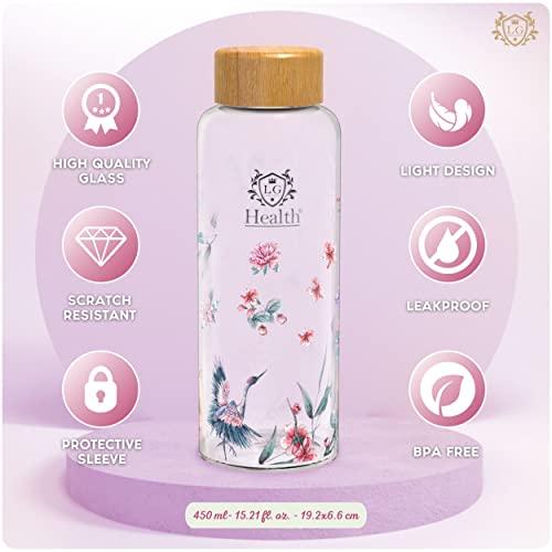 LG Luxury & Grace Bottiglia di Vetro 450 ml