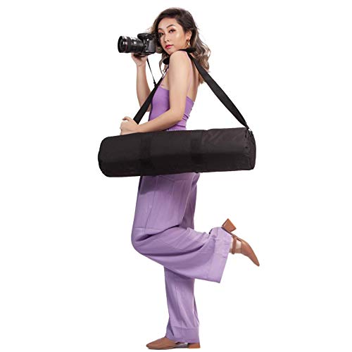 Estudio Fotográfico Bolsa de Transporte Acolchada Bolsa de Trípode Oxford 70x20cm con Correa el Hombro Ajustable para los Soportes de Luces Universales, Soporte de Pluma y Trípode