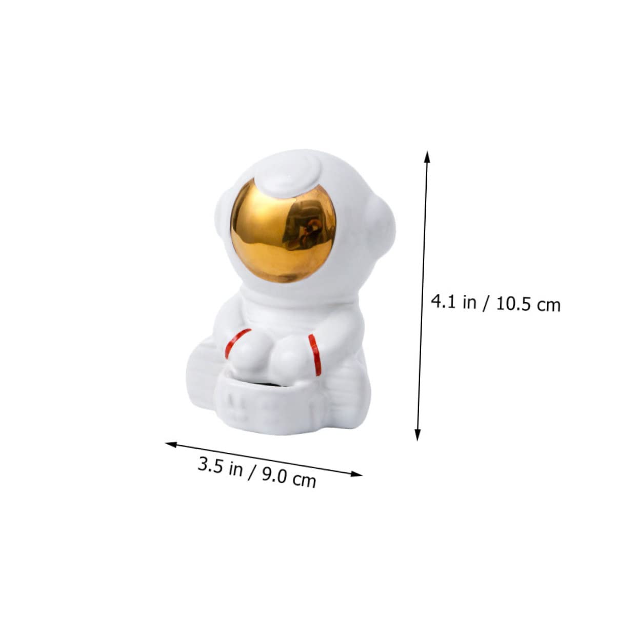 BESPORTBLE Set De Comedero y Bañera para Hámster Temática Espacial Nido De Cerámica Resistente Al Desgaste