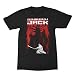Cartoon Network Men's Samurai Jack and AKU Distressed Sides Graphic T-Shirt, Black, Medium