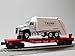 M.T.H. Electric Trains MTH RAILKING Donald Trump Flat CAR W/Garbage Truck O Gauge 30-76928