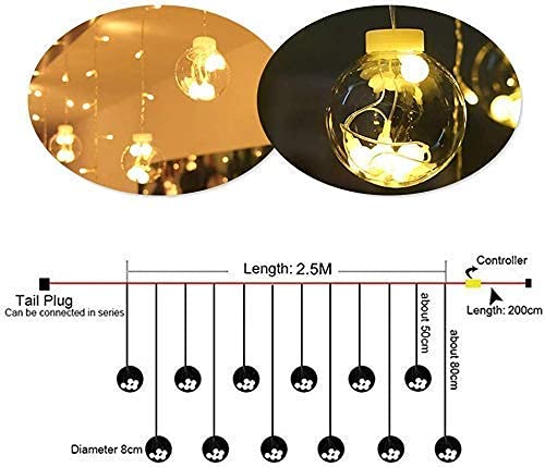 Image of Desidiya Led Lights Decoration Lighting for Home Decoration (Wishing Ball Warm White)