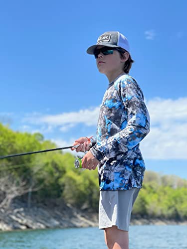 HUK boys unisex-child Pursuit Camo Shirt | Kid's Long Sleeve Performance Shirt4